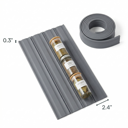 The Container Store® Adjustable Spice Drawer Liner, 10ft Roll, Cut-to-Fit Drawer Insert for Spice Bottle Organization